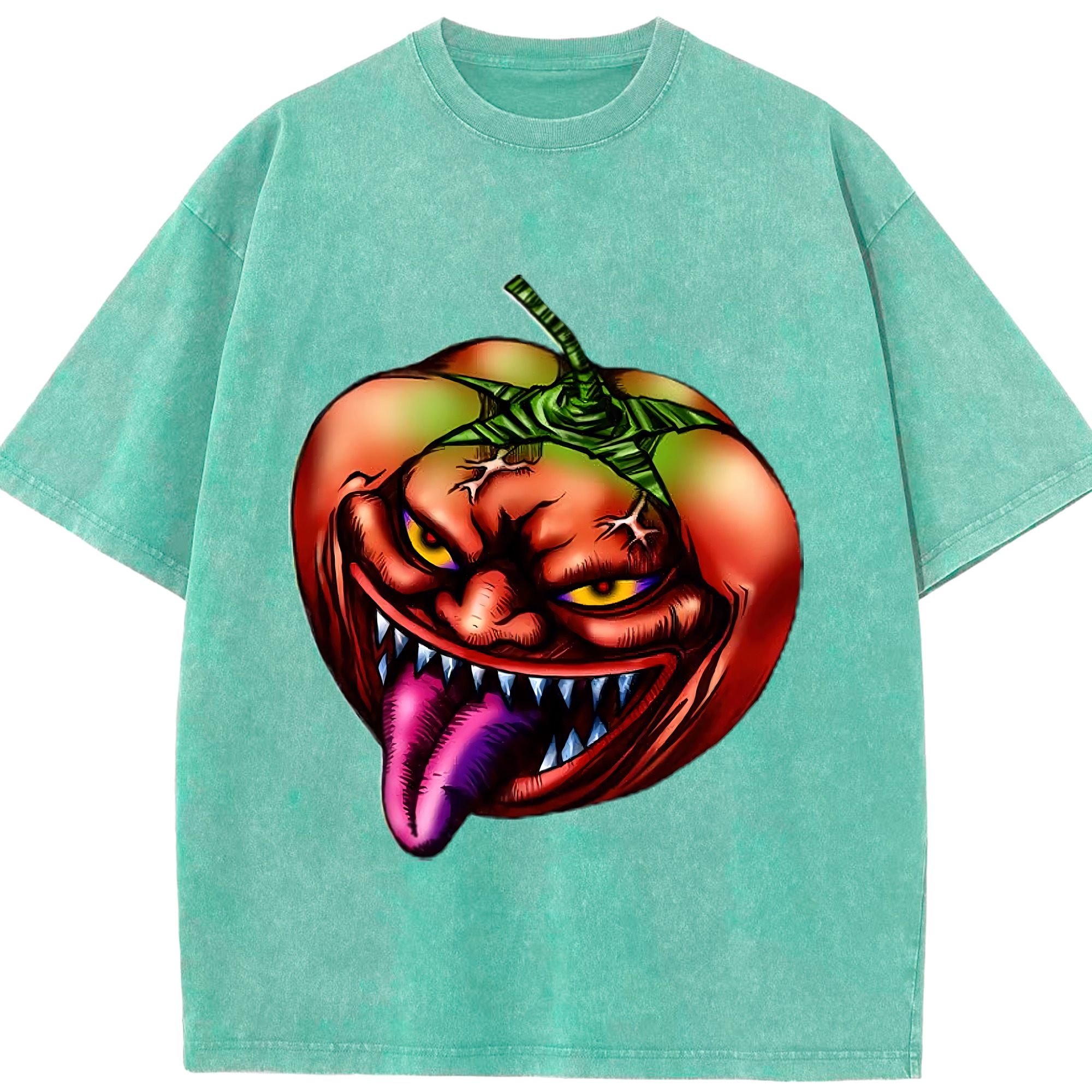 （画像用） 遊☆戯☆王 Yu-Gi-Oh! 綿100% ヴィンテージ風 半袖Tシャツ（フロントプリント）